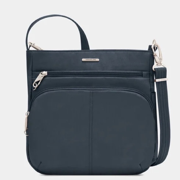 Travelon Anti-Theft Classic N/S Crossbody Bag NWT travel bag for luggage spruce - Picture 1 of 14